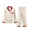 thumbnail image 1 of Ensemble de Pyjama Assorti Coupe Régulière Femmes Parent-Enfant Ensemble Mode Ample Décontracté Manches Longues Haut Vêtements de Maison Pyjamas Ensemble Deux Pièces, 1 of 7