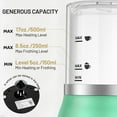 thumbnail image 3 of Secura Detachable Milk Frother and Steamer, 17oz Electric Milk Warmer 4-in-1 Hot/Cold Foam Maker for Latte, Macchiato, Hot Chocolate, Glass Milk Jug Dishwasher Safe (Upgraded), 3 of 6