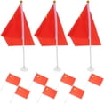 thumbnail image 2 of 15Pcs Car Window Flagpoles Portable Delicate Suction Flagpole Bases (White), 2 of 9
