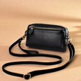 thumbnail image 3 of Bolso de hombro de cuero para mujer, moderno, sencillo, pequeño, horizontal, tipo bandolera, para teléfono móvil, 3 of 6