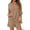 001Khaki, variant on Two Piece Sets for Women V Neck 3/4 Sleeve Tshirts and Shorts with Pockets Drawstring Waist Vacation Loose Matching Outfits Army Green 2XL