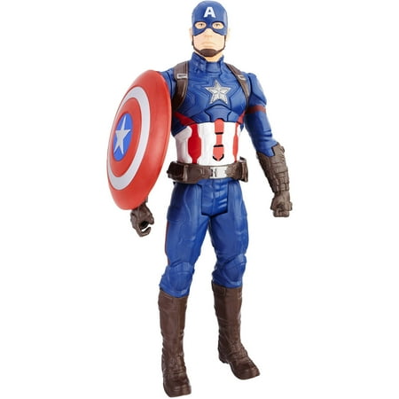 Marvel Avengers 12" Electronic Captain America - Walmart.com