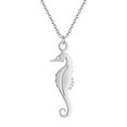 thumbnail image 4 of Qiamni Stainless Steel sea horse Animal Pendant Necklace, 4 of 4