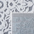 thumbnail image 6 of SAFAVIEH Cabana Henrika Ivory/Grey 2'2"X9' Runner Indoor/Outdoor Area Rug Ivory/Grey, 6'7" x 6'7" Round, 6 of 11