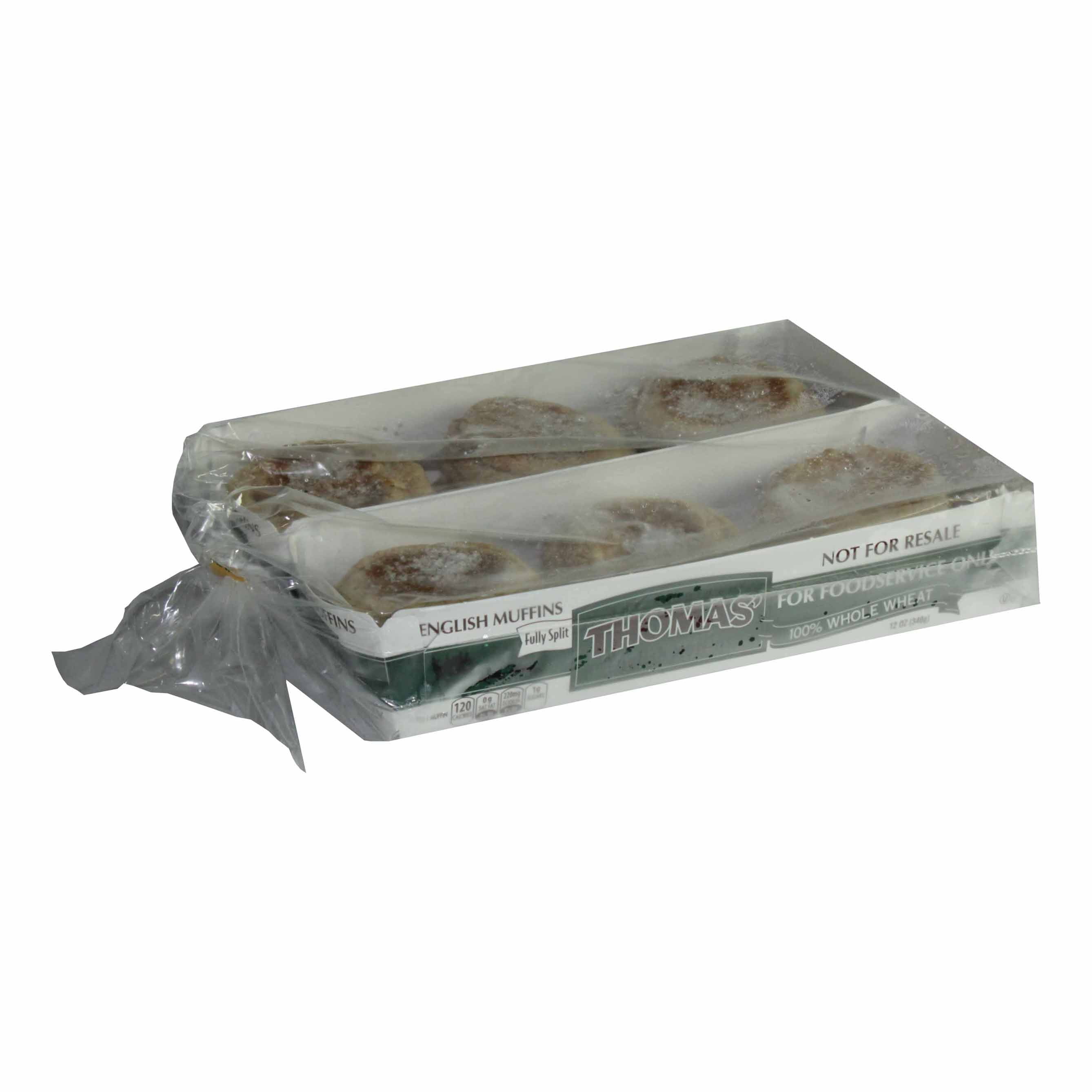 Thomas Whole Wheat English Muffin, 2 Ounce 72 per case.