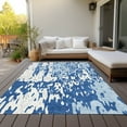thumbnail image 6 of Addison Rugs Chantille Indoor/Outdoor Transitional Abstract Navy Washable Rectangle Rug, 9' x 12', 6 of 6
