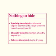 RepHresh Odor Eliminating Vaginal Gel, Fragrance Free, pH Balanced, Odor Control for Up to 3 Days, 4 Pre-Filled Applicators
