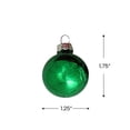 thumbnail image 6 of Northlight 16ct Traditional Finial, Ball and Onion-Shaped Christmas Ornament Set 4" - Silver/Red, 6 of 8