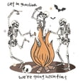 thumbnail image 6 of Ghostly Gatherings Halloween T-Shirt - Spooky Crew Neck Cotton Tee Featuring Dancing Skeletons Around A Campfire - Perfect For Halloween Parties, Autumn Festivals, Costume Events, 6 of 6