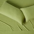 thumbnail image 4 of Brushed Microfiber Sheet Set, Extra Soft with Natural Texture, 4-Piece, King, Green, 4 of 10