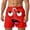 23-Red, variant on Mens Swim Trunks Funny Expression Graphic Lightweight Mens Shorts Drawstring Waist Mens Bathing Suit Beach Swimwear