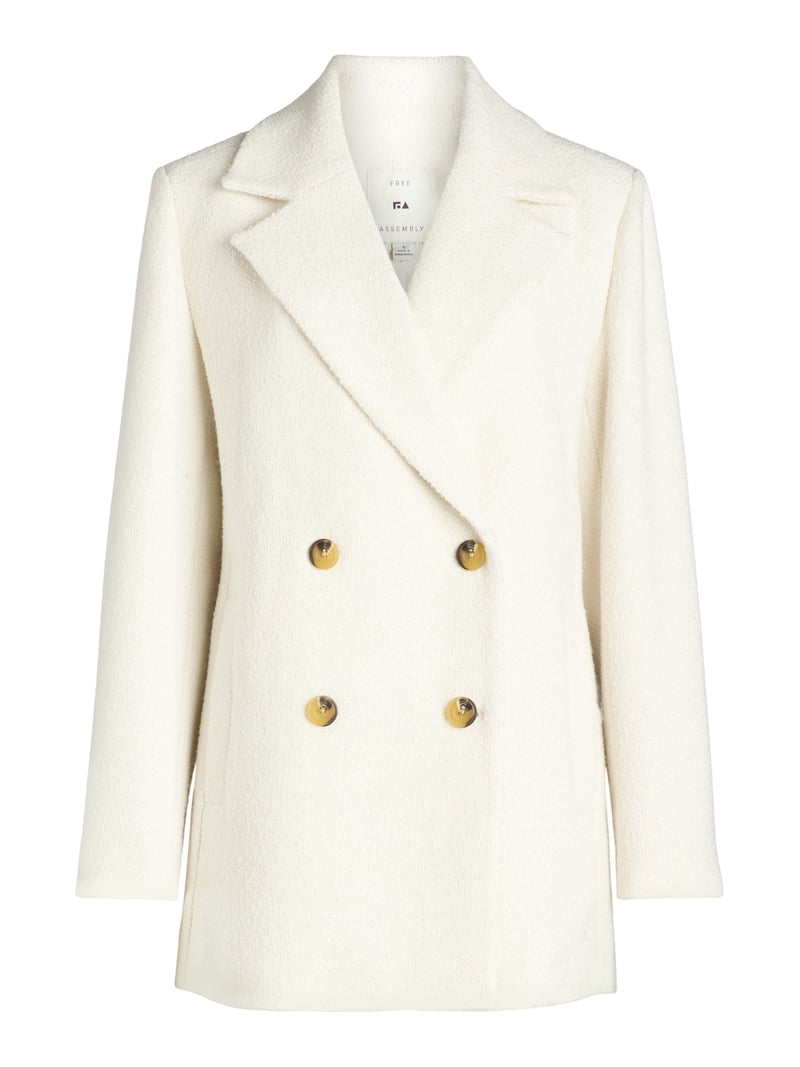 Free Assembly Women's Boxy Double Breasted Blazer XS-XXL Classic