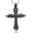 Black, variant on Angel Wings Cross Urn Necklace Cremation Jewelry for Ashes Stainless Steel Keepsake Memorial Urn Pendant Necklace