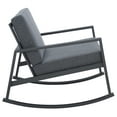 thumbnail image 5 of SAFAVIEH Cantor Outdoor Patio Rocking Chair, Grey, 5 of 12