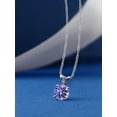 thumbnail image 4 of Gem Stone King 1.00 Ct Round Blue Mystic Topaz 925 Sterling Silver Pendant With Chain, 4 of 6