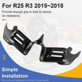 thumbnail image 3 of Motorcycle Fairing Aerodynamic Winglets Front Cover Wind Wing for YZF R3 R25 2015-2018, 3 of 5