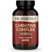 Dr. Mercola Carnitine Complex Dietary Supplement, 60 Capsules (30 Servings)