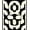 Black And White, Pattern 1, variant on ODIKA Geometric Contemporary Interlocking Arch Abstract Mid Century Non-Slip Chair-Friendly for Home Office, Gaming Room, Under Desk