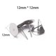 thumbnail image 4 of 100 piezas de 12 mm de acero inoxidable para pendientes, almohadillas planas, accesorios de joyería para bricolaje, pendientes de botón para accesorios de fabricación de joyas., 4 of 5