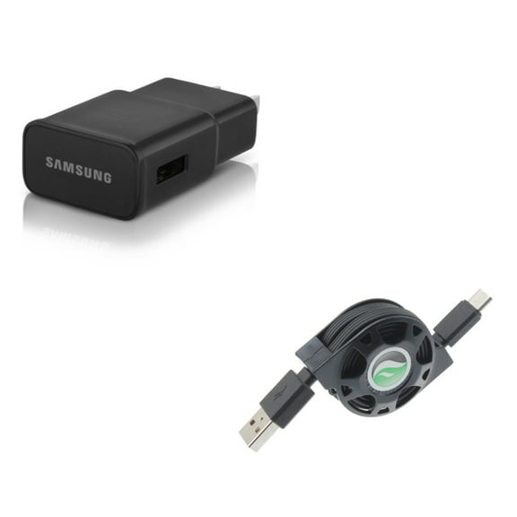 USB Cable   OEM Home Charger for Samsung Galaxy Z Fold4/Fold 3 5G/Flip4 Phones - Retractable Type-C Charger Power and  Adaptive Fast USB Power Adapter Combo