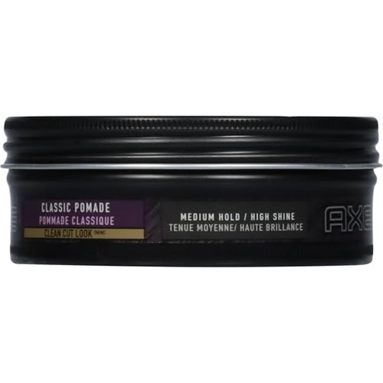 Axe Hair Pomade for Men, Medium Hold and Shine, 2.64 oz, Clean Cut