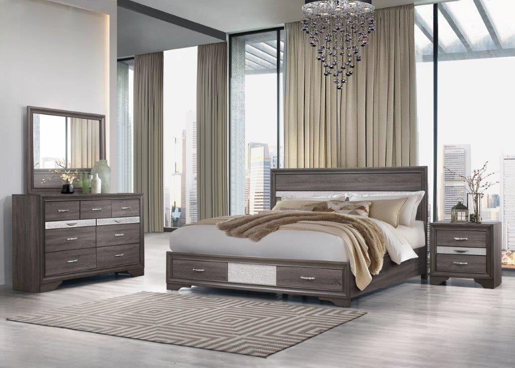 modern bedroom furniture set with storage