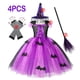 thumbnail image 3 of Disfraz de bruja de Halloween para niñas, Cosplay de bruja malvada, Purim, fiesta de carnaval, Navidad, vestido de tutú para niños pequeños, vestido de Graduación, 3 of 5
