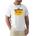 thumbnail image 1 of Camiseta con cuello redondo para hombre camisa de manga corta tops de algodón color negro, 1 of 7