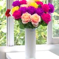 thumbnail image 6 of Yesbay 10 Pc Artificial Flower Fake Rose Wedding Bridal Party Home Garden Decoration,Pink, 6 of 8