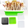 thumbnail image 1 of Estuche para brotes de maní, plato para brotes, macetero para verduras, práctica maceta para vivero, bandeja para brotes para invernadero interior y 4 piezas, 1 of 8