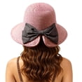 thumbnail image 2 of QASIEATN Women's Daily Wear Sun Hats Women Summer Sun Hat Wide Brim Foldable Hat Fall Fashion Accessories, 2 of 4