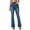 Blue, variant on SwiftWear Jeans for Women High Waisted Denim Pants Slight Flare Bell Bottom Skinny Jeans S