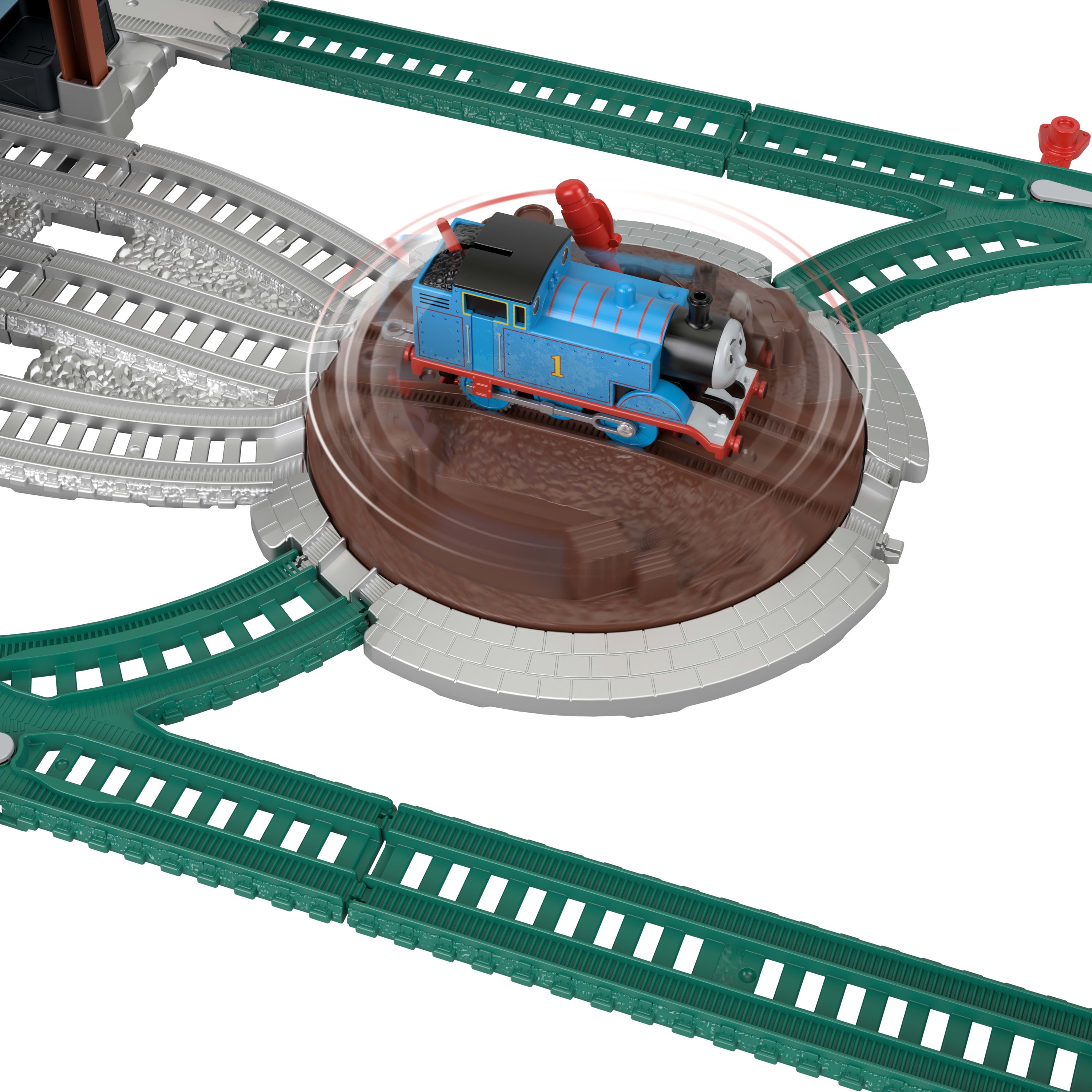 Thomas & Friends Load & Launch Barrel Delivery Set by Fisher-Price & Classic Motorized Toy Train