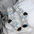 thumbnail image 5 of Picia Funny Cute Healthy Teeth Print Athletic Socks for Men & Women – Cushioned Moisture-Wicking Crew Socks for Sports, Running, and Training, Soft & Breathable Size 5-11, 5 of 6