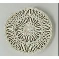 thumbnail image 2 of Manta tejida | Manta de lino para decoración del hogar y sala de estar acogedora | Manta suave de fibra natural de 76 x 76 cm para cama, sofá y oficina | Manta decorativa para sofá y mesita de noche, 2 of 8