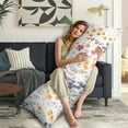 thumbnail image 5 of Colorful Body Pillow Cover 20x54 - Romantic Floral Design Long Pillow Case with Zipper - Soft Breathable Maternity Pillowcase - Full Body Pillow Protector - Aesthetic Bed Pillow Cover, 5 of 7