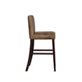 thumbnail image 3 of Linon Home Decor BS011BRN01U Miller Distressed Brown Bar Stool, 3 of 4