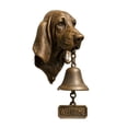 thumbnail image 1 of Naiovety Timbre de bienvenida retro divertido con diseño de bulldog para pared, para perro, decoración encantadora para la entrada, Decoración perro de afloramiento, 1 of 6