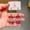 C red 8x3cm, variant on 2024 New Colorful Crystal Dangle Drop Earrings for Women Trend Korea Fashion Luxury Wedding Party Banquet Unusual Jewelry Gifts
