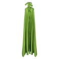 thumbnail image 5 of DHFJKG Formal Dresses For Women Wedding Guest Dress Summer Halter Silk Satin Sleeveless Flowy Maxi Dress Party Prom Stylish Dresses, 5 of 7
