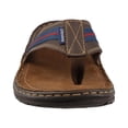 thumbnail image 4 of Sandalia Vandana Hombre Piel Casual Resistente Durable cafe 26.5, 4 of 5