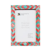 Handicrafts Home Picture Frames Cadres Photos Muraux Chic Boho Red White Wall Décoration Photo Frame 8x10 Inches