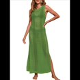 thumbnail image 1 of Traje de Baño de Verano para Mujer, Informal, Transparente, de de Crochet Verde M, 1 of 8
