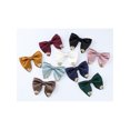 thumbnail image 5 of Men's Ribbon Leaf Pendant Pre-tied Bow Ties Necktie  Collar Fashion for School Uniform Wedding One Size Wine Red, 5 of 5