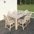 thumbnail image 2 of Highwood 7-pc Hamilton Dining Set - 42" x 84" Rectangle Table, Counter Height, Outdoor, Eco-friendly, Synthetic Wood, 2 of 9