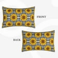 thumbnail image 4 of Balery Sunflowers Bedding Queen Pillow Cases - Envelope Closure - Soft Brushed Microfiber Fabric - Shrinkage and Fade Resistant Pillow Cases-14"x20", 4 of 9