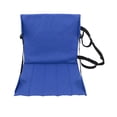 thumbnail image 4 of Oxford Cloth Bleacher Cushion for Sports & Camping, Comfortable Picnic Essential - Blue Lightweight Portable Stadium Seat, 4 of 8
