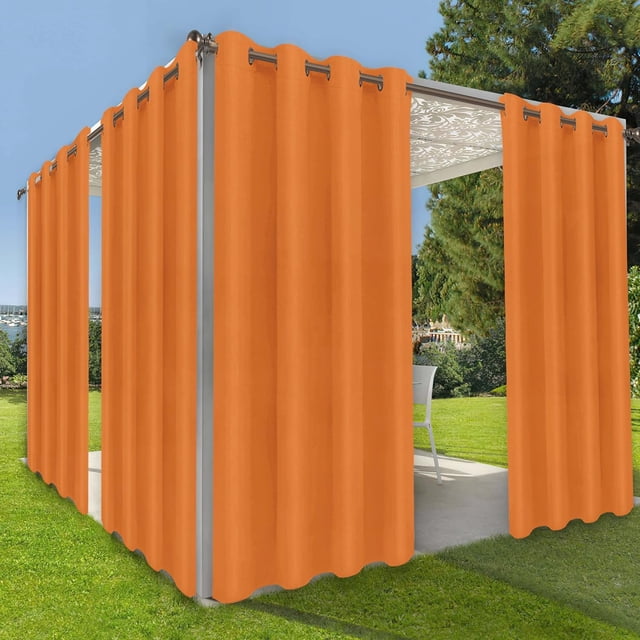 Rideaux Intérieurs Extérieurs pour Patio \ Panneau de Rideau à Oeillets Bloquant le Soleil pour Intimité, Rideaux Résistants aux Intempéries pour Gazebo, Véranda avant, Pergola, Kaki G x H Panneau