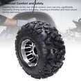 thumbnail image 4 of 18x9.5-8 Rear Tire with Rim, Excellent Road Grip 8 Inches Easy Installation Puncture Proof Go Kart Rear Tire  for  Cart Garden Lawn Mower, 4 of 7