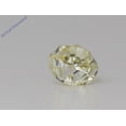 thumbnail image 2 of Round Diamond Solitaire Engagement Ring 14k White Gold (0.91 Ct Natural Fancy Yellow Color VS2 Clarity) GIA, 2 of 4